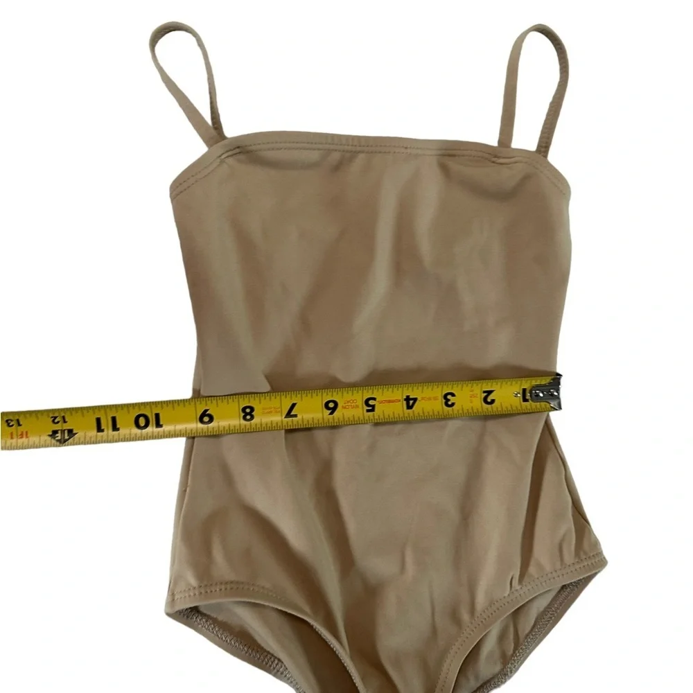 Capezio Nude Ballet Bodysuit Leotard Size M